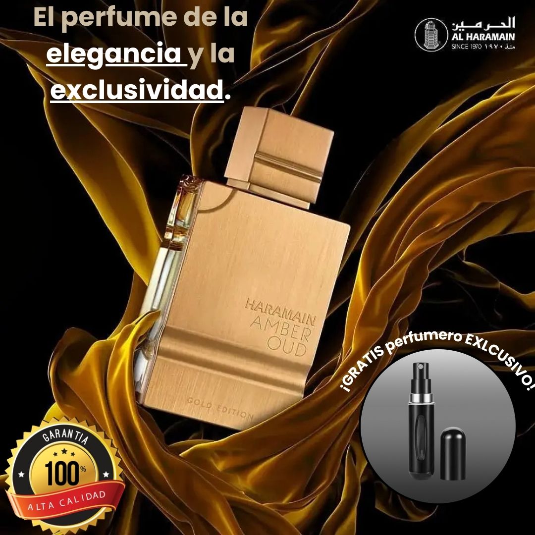 Al Haramain Amber Oud Gold Edition 120 ML + Obsequio sorpresa + Envío GRATIS