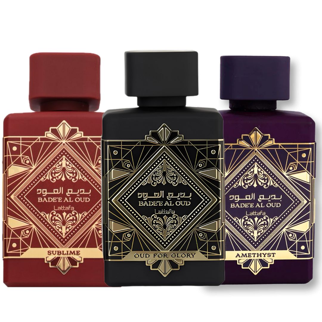 Promo Lattafa unisex PAGA 1 LLEVA 3: Oud For Glory 100 ML + Sublime 100 ML + Amethyst 100 ML + Envío GRATIS